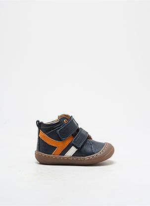 Adidași țesătură satinată vârf rotund albastru GBB băiat