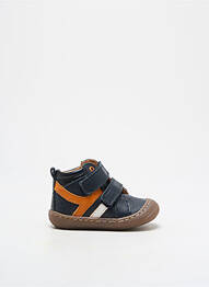 Adidași țesătură satinată vârf rotund albastru GBB garcon