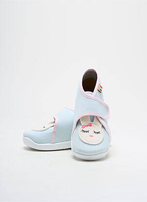 Papuci/Pantofi de casă albastru GBB fată