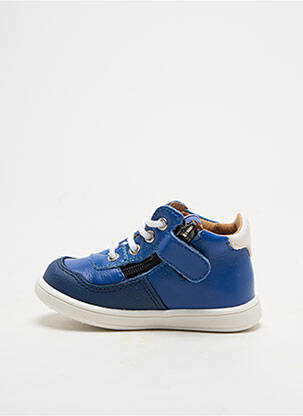Adidași țesătură satinată vârf rotund albastru GBB băiat