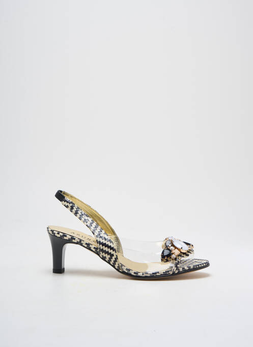 Pantofi cu toc negru AZUREE femeie