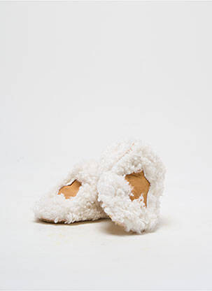 Papuci/Pantofi de casă alb EASY PEASY copil