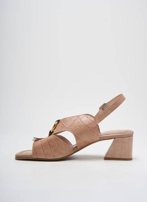 Sandale/Pantofi decupați bej DANSI femeie