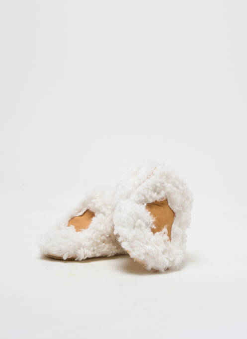 Papuci/Pantofi de casă alb EASY PEASY copil