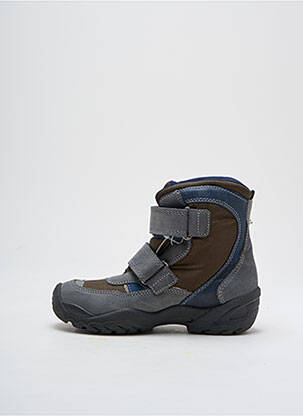 Botine/ghete țesătură satinată vârf rotund gri PRIMIGI băiat