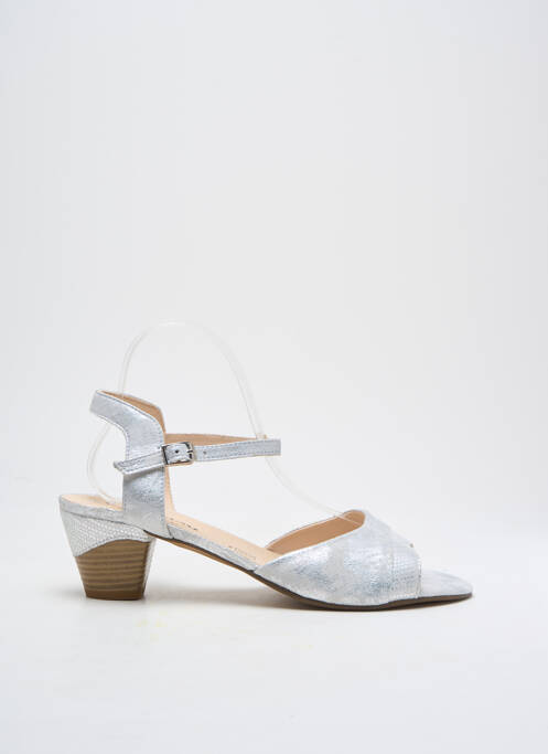 Sandale/Pantofi decupați argintiu GEO-REINO femeie