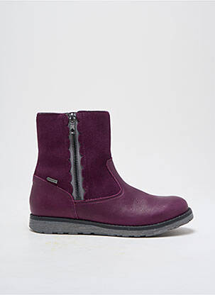 Botine/ghete material neted vârf rotund violet SUPERFIT fată