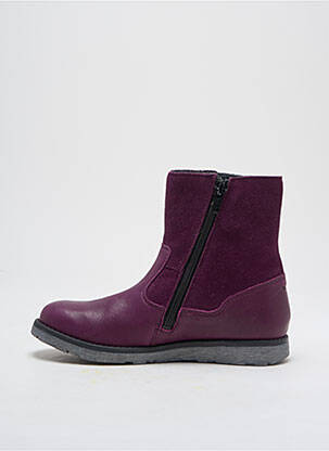 Botine/ghete material neted vârf rotund violet SUPERFIT fată
