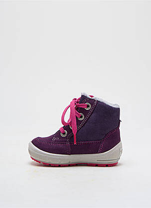 Botine/ghete umplută vârf rotund violet SUPERFIT fată