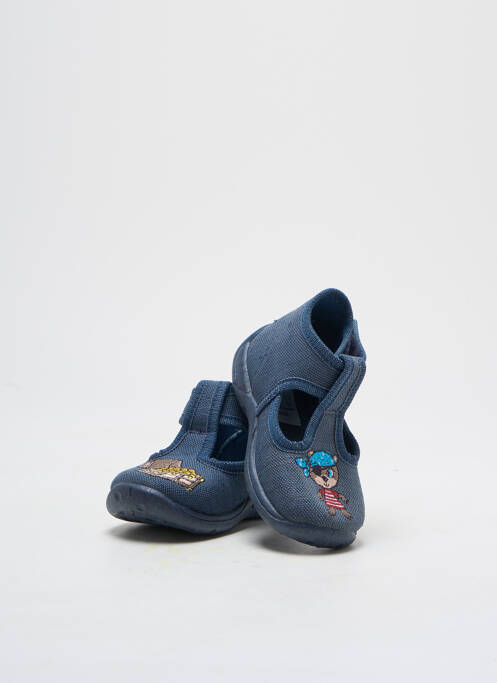 Papuci/Pantofi de casă albastru SUPERFIT fată