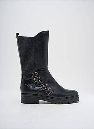 Botine/ghete material neted toc plat până la 3 cm negru DANSI femeie