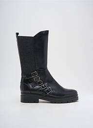 Botine/ghete material neted toc plat până la 3 cm negru DANSI femme
