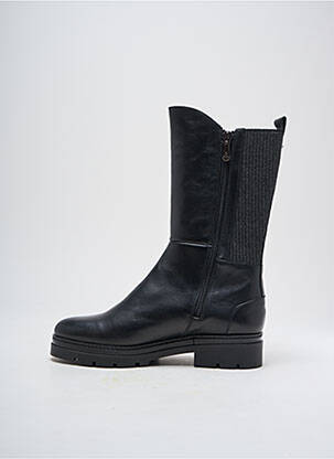 Botine/ghete material neted toc plat până la 3 cm negru DANSI femeie