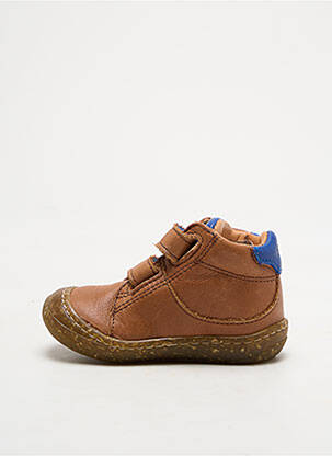 Adidași material neted vârf rotund maro GBB băiat