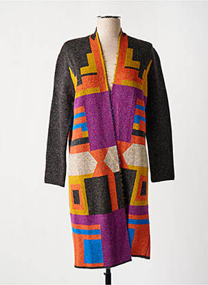 Vestă cu mâneci lungi gri TINTA STYLE femeie