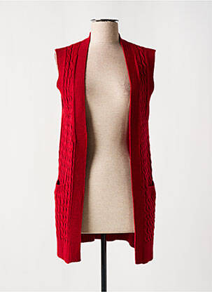 Vestă fără mâneci roșu BARILOCHE femeie