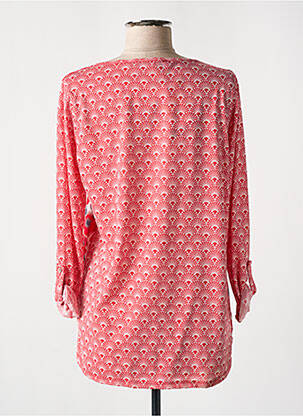 Tricou mâneci 3/4 mâneci 3/4 roșu CAPUCCINO femeie