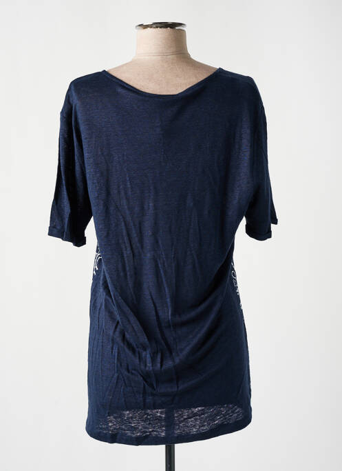 Tunică mâneci scurte albastru ANANKE femeie