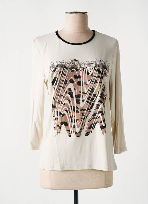 Tricou bej BARBARA LEBEK femeie