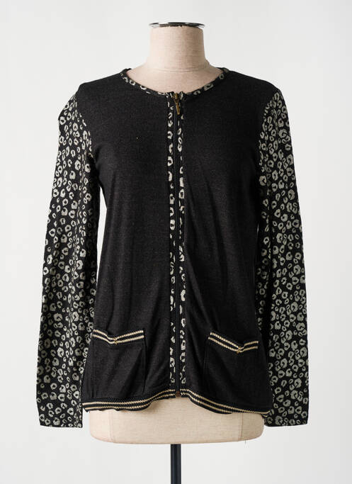 Vestă cu mâneci lungi negru KALISSON femeie