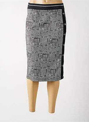 Fustă midi gri GUY DUBOUIS femeie