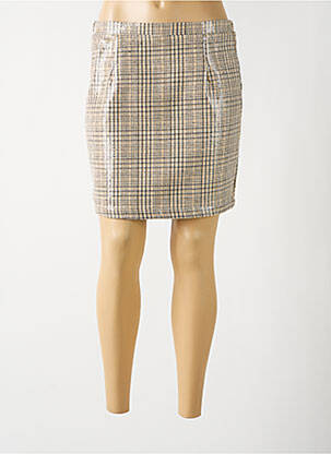 Fustă scurtă bej AN' GE femeie