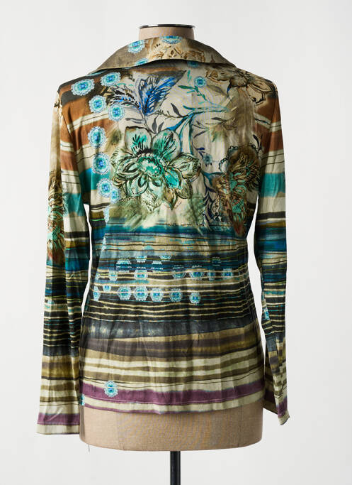 Polo mâneci lungi mâneci lungi verde GUY DUBOUIS femme