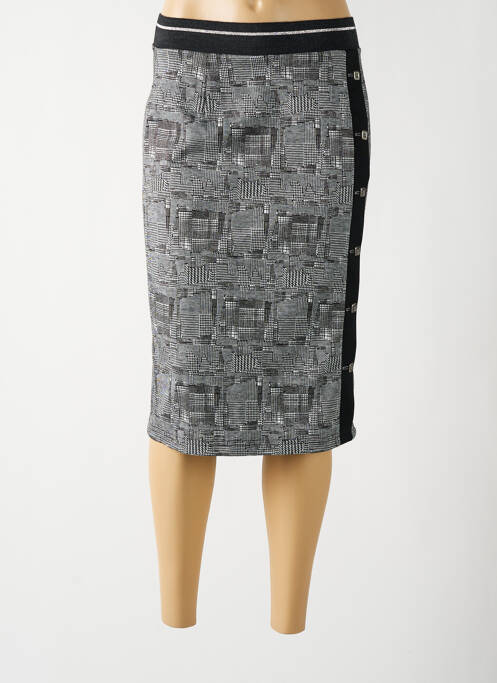 Fustă midi gri GUY DUBOUIS femeie