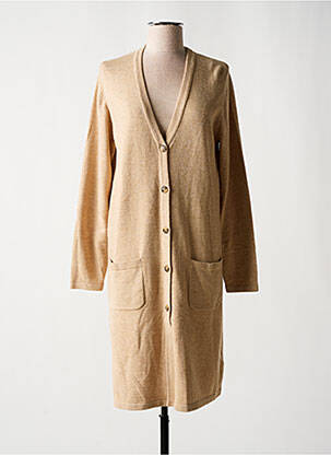 Vestă cu mâneci lungi bej MICHA femeie