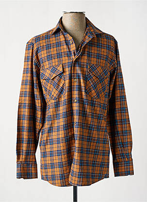 Cămașă cu mâneci lungi maro LOUIS VICTOR bărbat