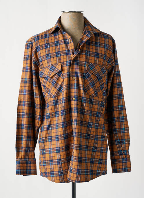 Cămașă cu mâneci lungi maro LOUIS VICTOR bărbat