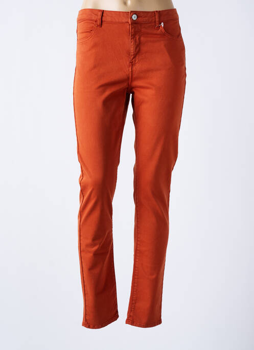 Pantalon slim portocaliu KANOPE femeie
