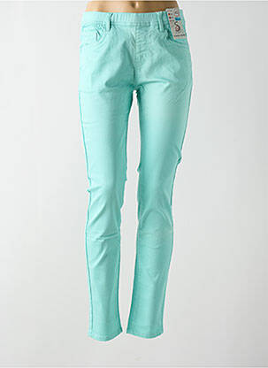 Pantalon slim talie elastică albastru S.QUISE femeie