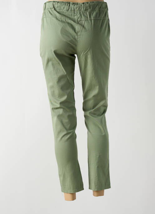 Pantalon 7/8 verde LA PETITE NÎMOISE femeie