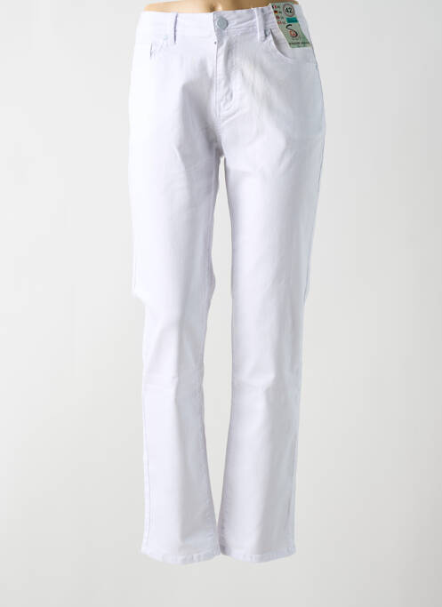 Pantalon slim alb S.QUISE femeie