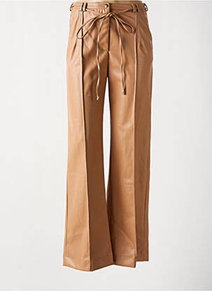 Pantalon larg maro LES BLONDINETTES femeie