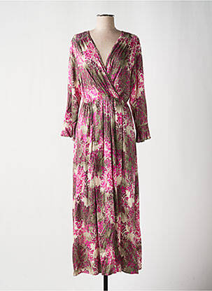 Rochie lungă roz LES BLONDINETTES femeie