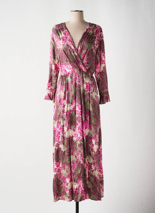 Rochie lungă roz LES BLONDINETTES femeie