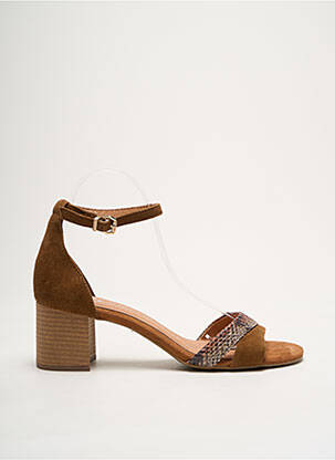 Sandale/Pantofi decupați maro MARCO TOZZI femeie