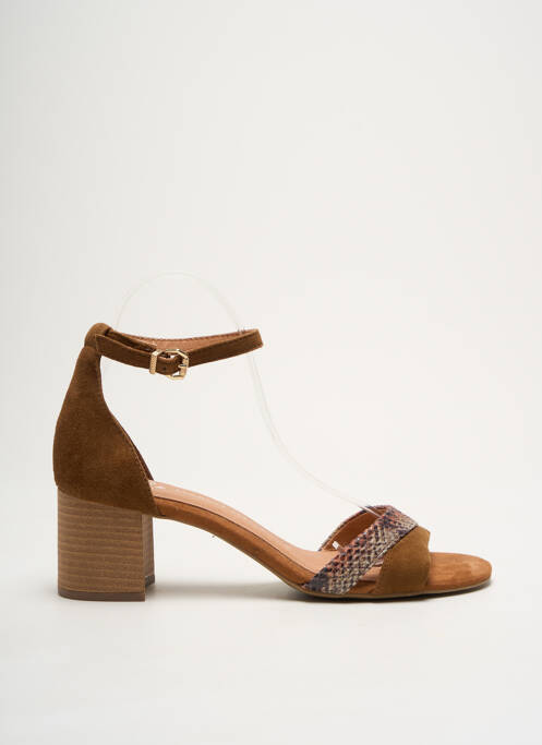 Sandale/Pantofi decupați maro MARCO TOZZI femeie