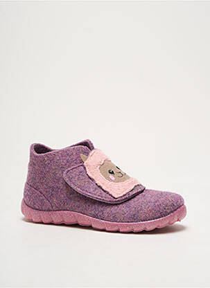 Papuci/Pantofi de casă violet SUPERFIT fată