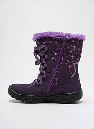 Botine/ghete umplută vârf rotund violet SUPERFIT fată