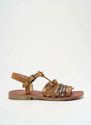 Sandale/Pantofi decupați maro GBB fată