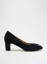 Pantofi cu toc nubuc toc de 4 la 6 cm negru TAMARIS femme
