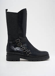 Botine/ghete material neted toc plat până la 3 cm negru DANSI femme