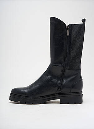 Botine/ghete material neted toc plat până la 3 cm negru DANSI femme
