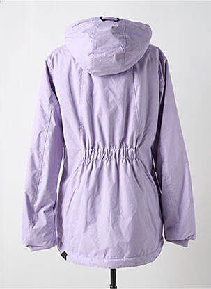 Parka închidere cu fermoar pe față cu glugă violet RAGWEAR femeie