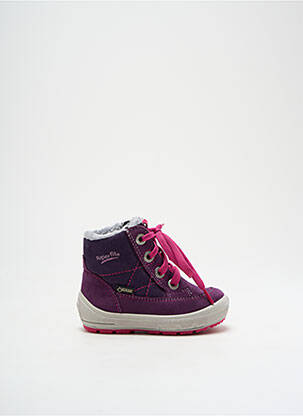 Botine/ghete umplută vârf rotund violet SUPERFIT fată