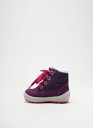 Botine/ghete umplută vârf rotund violet SUPERFIT fată