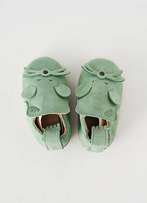 Papuci/Pantofi de casă verde EASY PEASY băiat